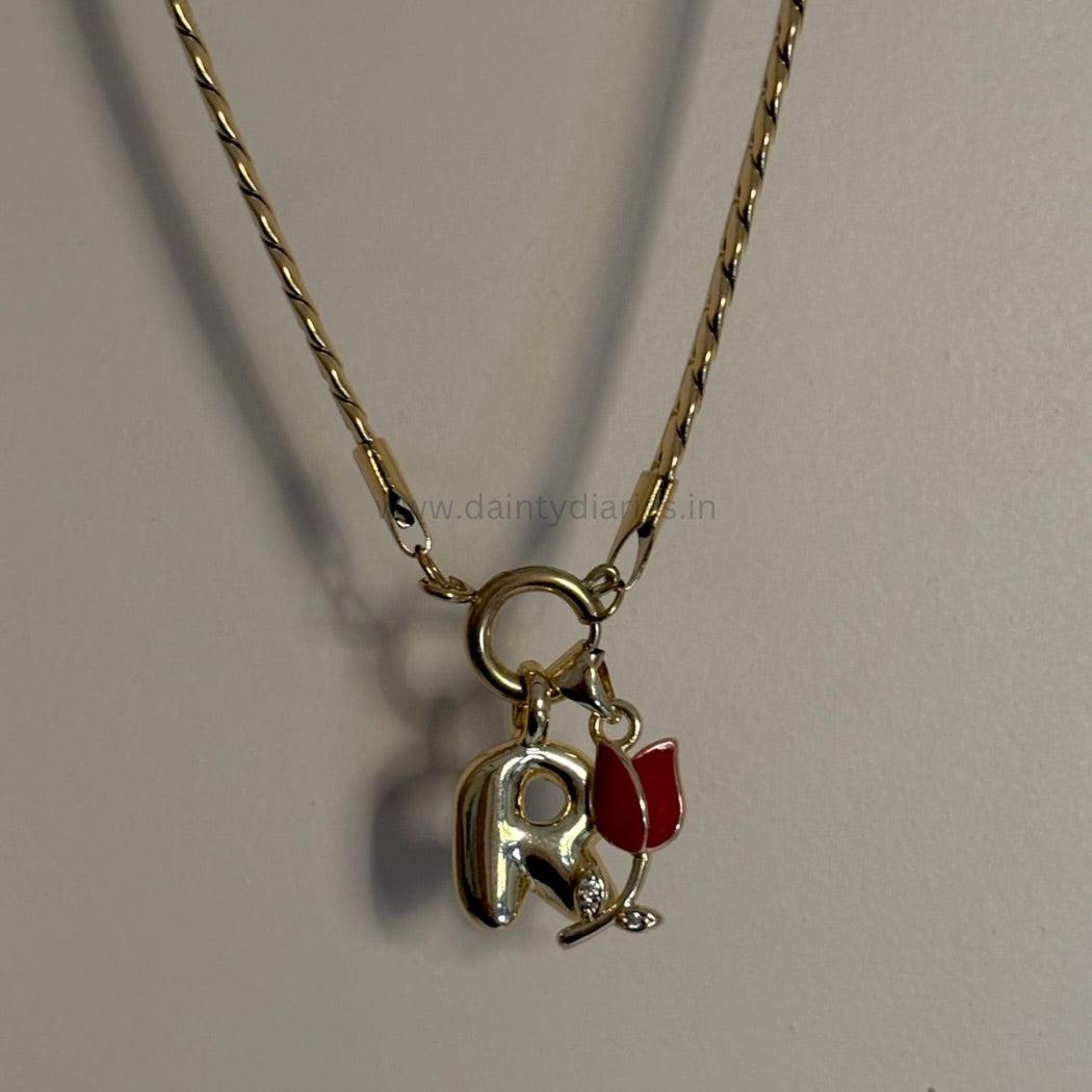 Alphabet Charm Pendant