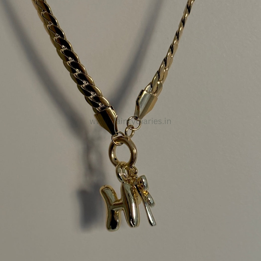 Alphabet Charm Pendant